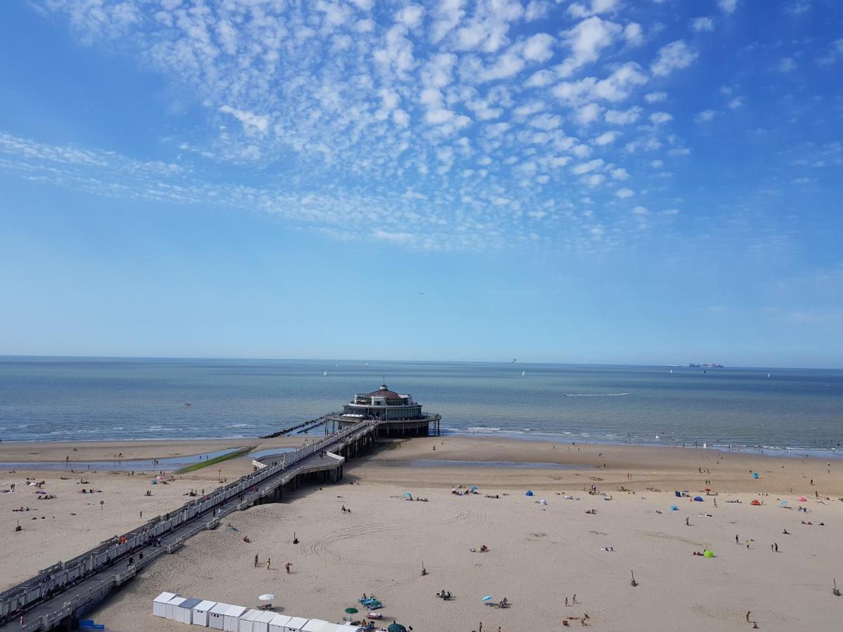 Beautiful Top Floor Seaview Studio Apartment B'Berge-Bruges Бланкенберге Екстериор снимка
